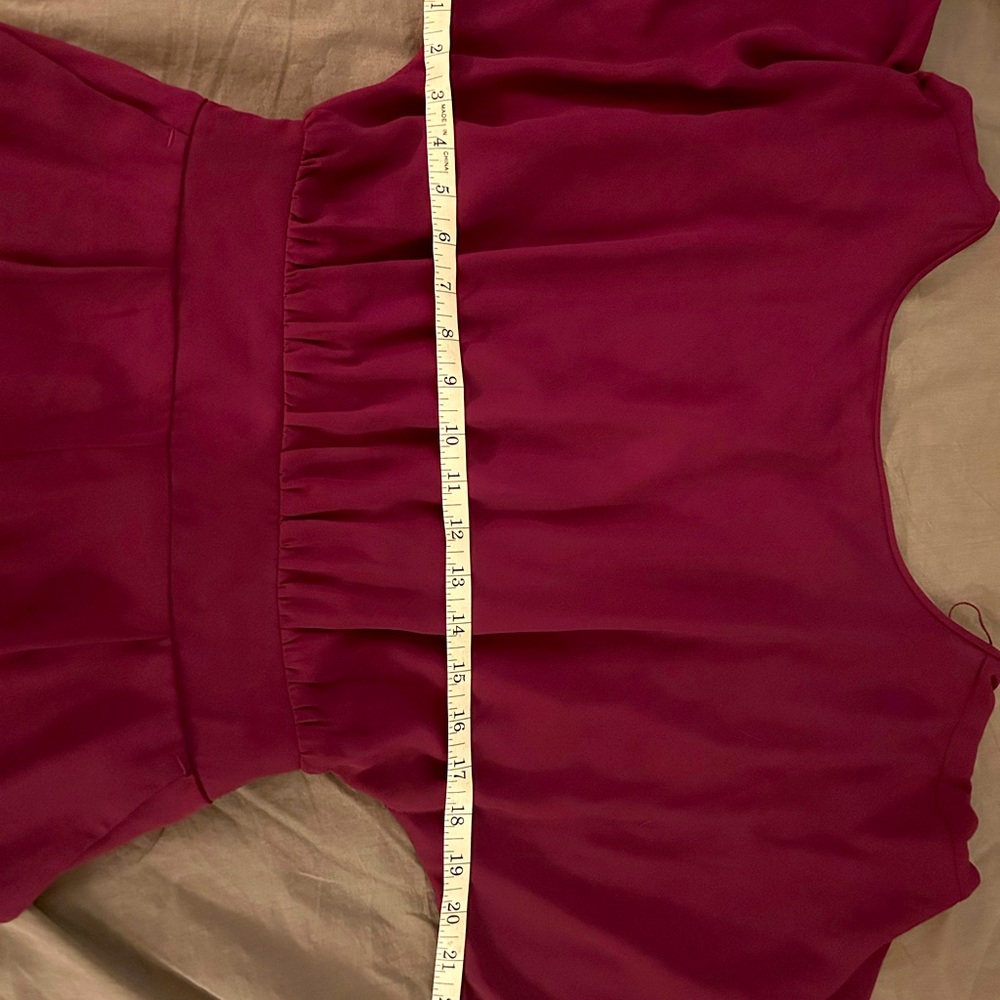 White House Black Market Purple Romper - Picture 8 of 8